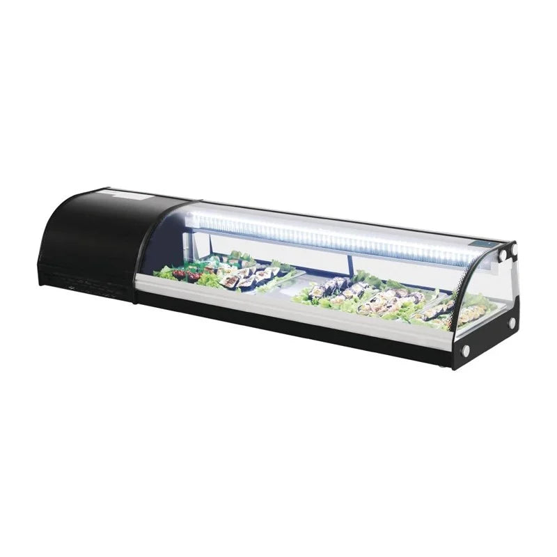 Vitrine réfrigérée à sushi Polar série G 150 cm