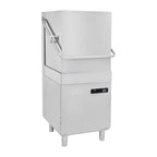 Lave-vaisselle à capot traversant Buffalo Digital avec pompe de vidange 9,7 kW triphasé