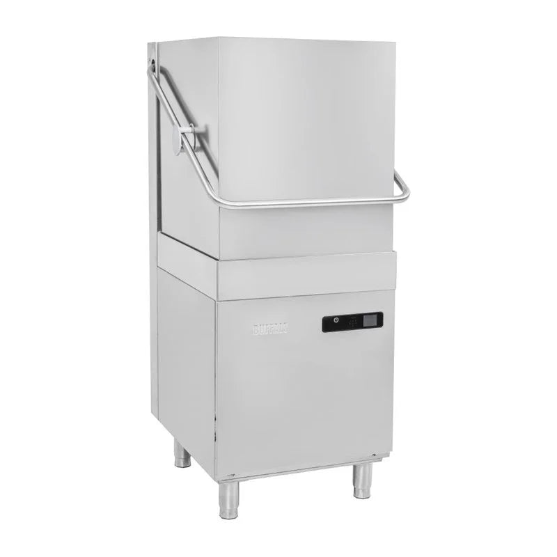 Lave-vaisselle à capot traversant Buffalo Digital avec pompe de vidange 9,7 kW triphasé