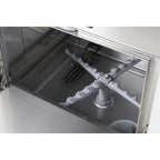 Lave-vaisselle numérique Buffalo à encastrer avec pompe de vidange, panier 500 mm, 5.4 kW