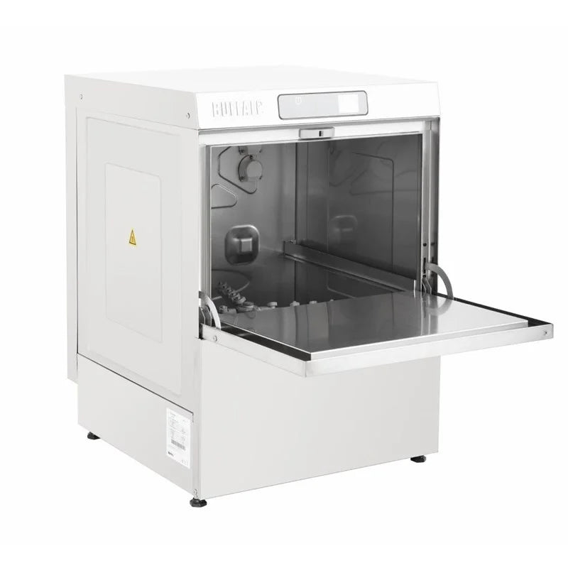 Lave-vaisselle numérique Buffalo à encastrer avec pompe de vidange, panier 500 mm, 5.4 kW