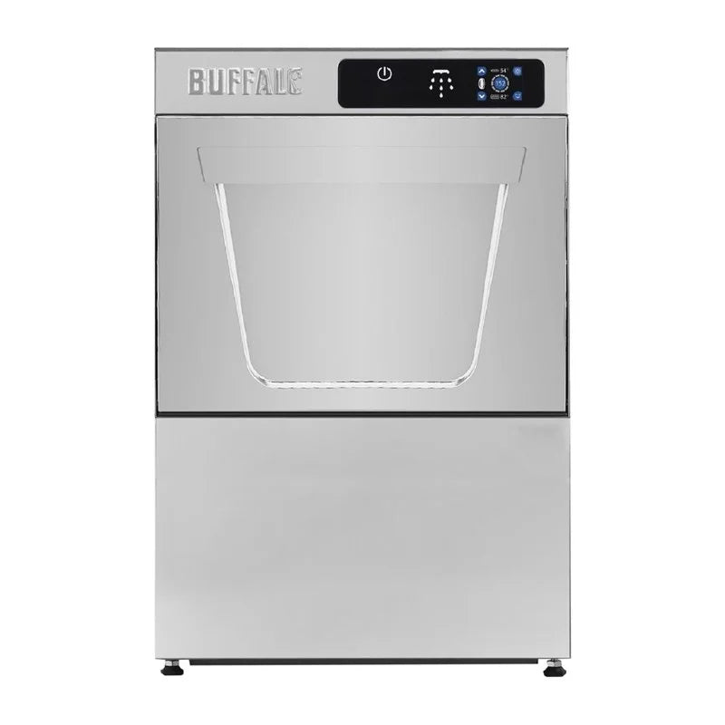 Buffalo Lave-verres numérique de comptoir panier 350mm 3,3 kW