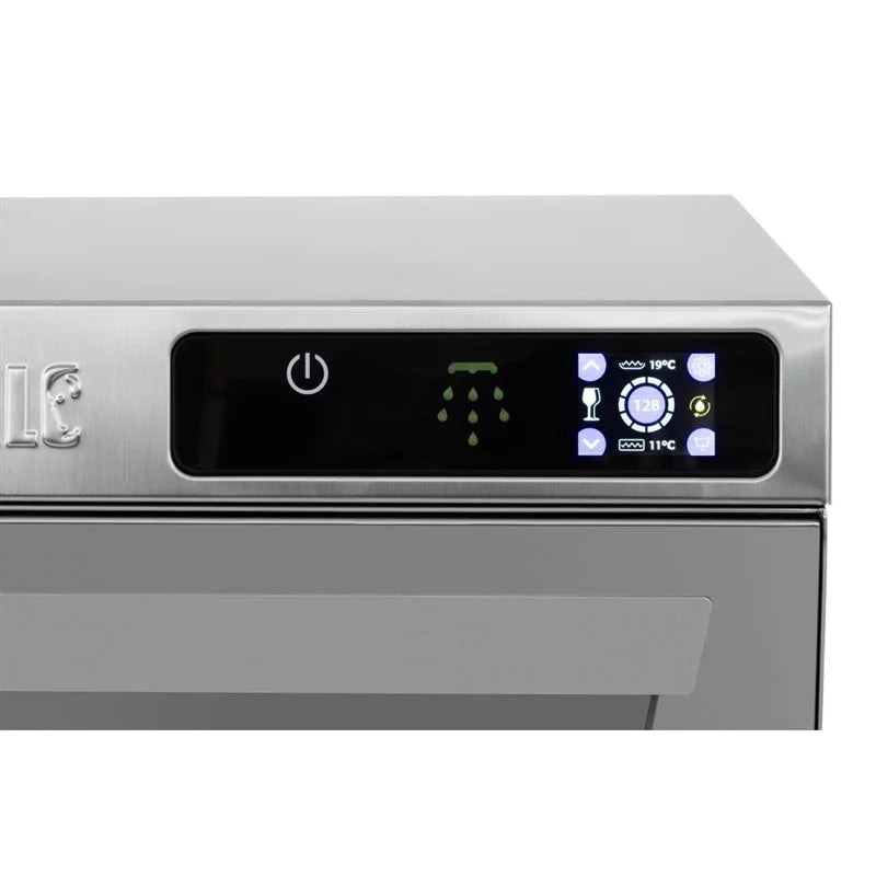 Buffalo Lave-verres numérique de comptoir panier 350mm 3,3 kW
