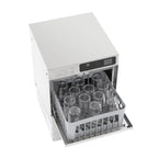 Buffalo Lave-verres numérique de comptoir panier 350mm 3,3 kW
