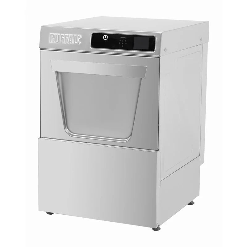 Buffalo Lave-verres numérique de comptoir panier 350mm 3,3 kW