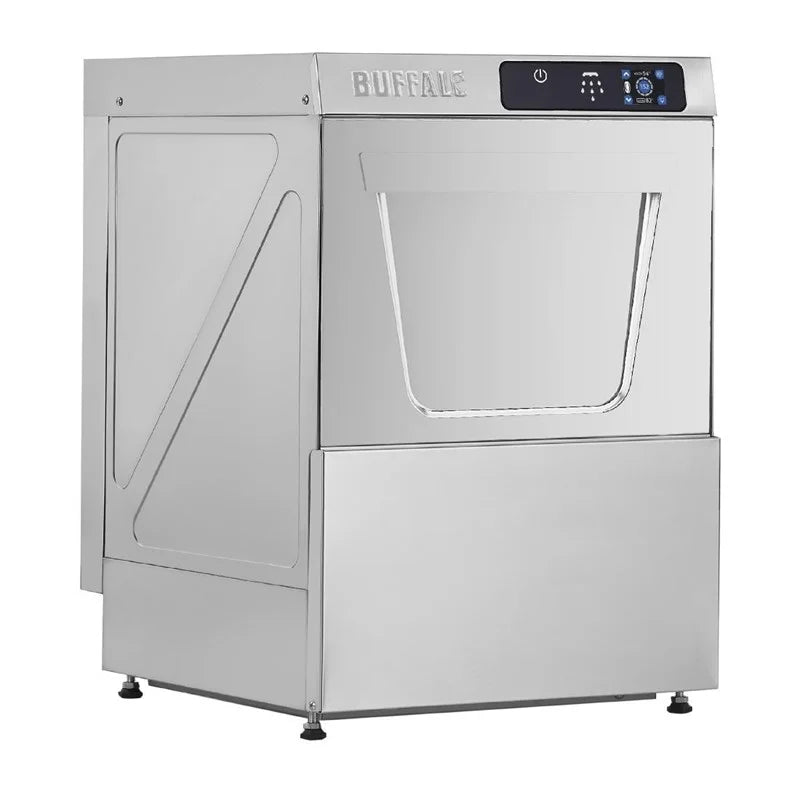 Buffalo Lave-verres numérique de comptoir panier 350mm 3,3 kW