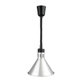 Lampe chauffante conique télescopique Buffalo finition argent