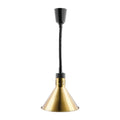 Lampe chauffante conique télescopique Buffalo avec finition or
