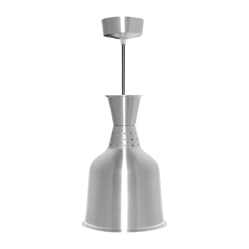Lampe chauffante Buffalo avec finition argentée