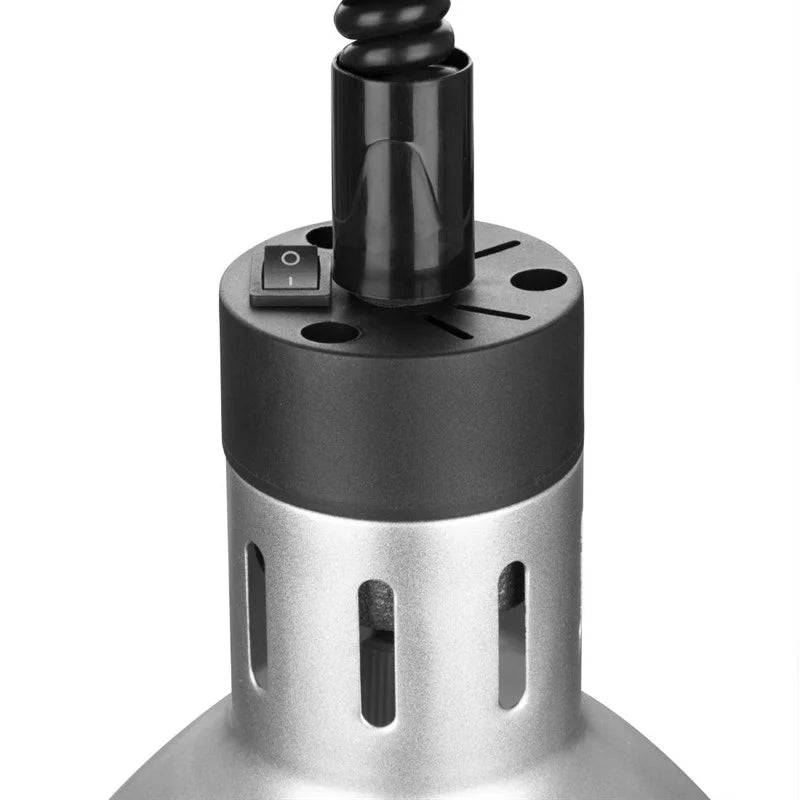 Lampe chauffante extensible Buffalo finition argentée