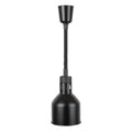 Lampe chauffante télescopique Buffalo avec finition noir mat