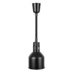 Lampe chauffante télescopique Buffalo avec finition noir mat