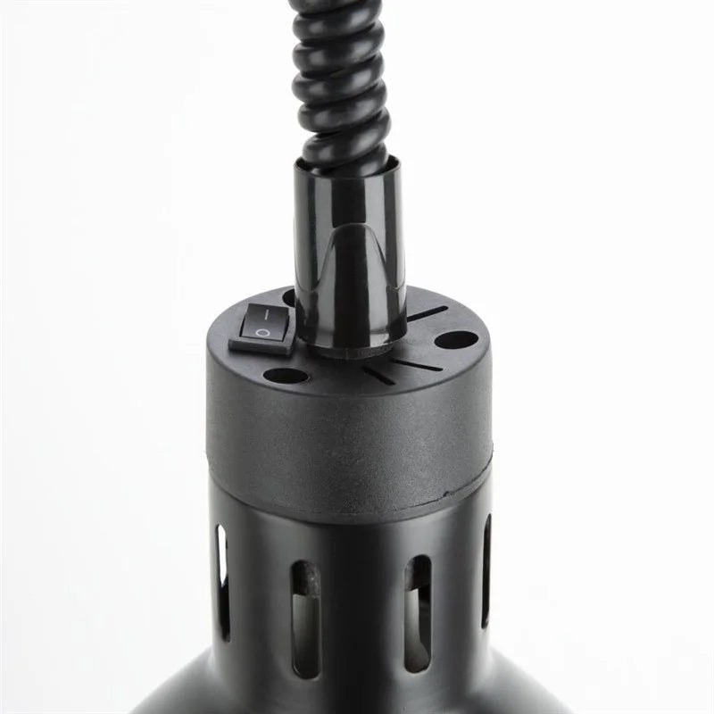 Lampe chauffante télescopique Buffalo avec finition noir mat