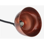 Lampe chauffante ronde extensible Buffalo finition cuivre