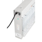 Eazyzap destructeur d’insectes LED 100 m² 14 W, acier inoxydable brossé, écoénergétique