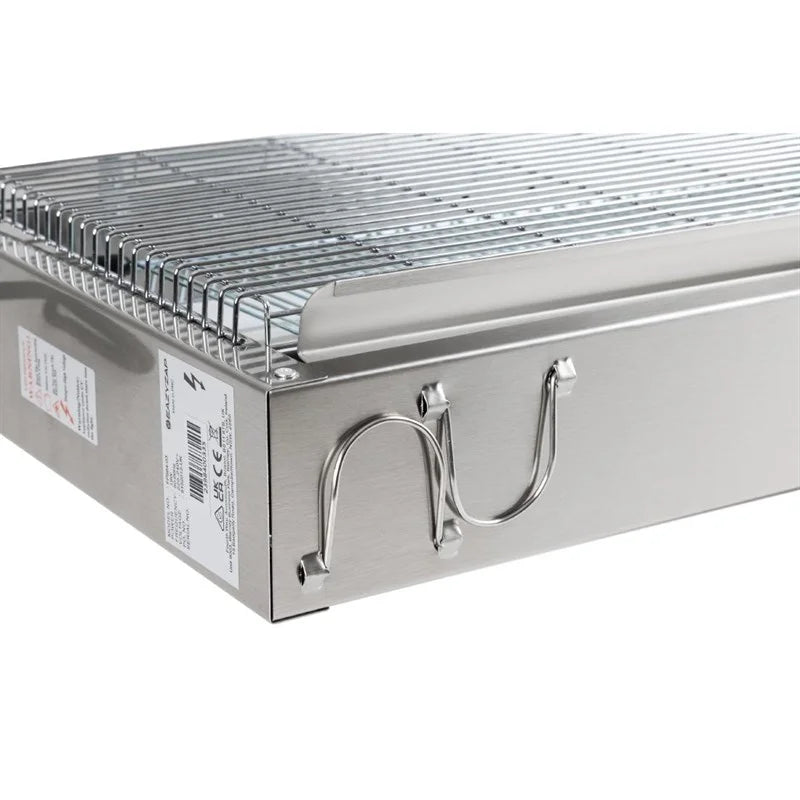 Eazyzap destructeur d’insectes LED 100 m² 14 W, acier inoxydable brossé, écoénergétique