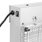 Eazyzap destructeur d’insectes LED 100 m² 14 W, acier inoxydable brossé, écoénergétique