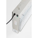 Eazyzap destructeur d’insectes LED 150 m² 20 W, acier inoxydable brossé, économe en énergie