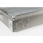 Eazyzap destructeur d’insectes LED 150 m² 20 W, acier inoxydable brossé, économe en énergie