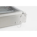 Eazyzap destructeur d’insectes LED 150 m² 20 W, acier inoxydable brossé, économe en énergie