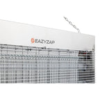 Eazyzap destructeur d’insectes LED 150 m² 20 W, acier inoxydable brossé, économe en énergie