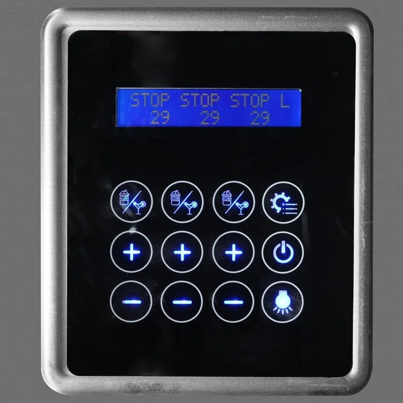 Machine à granité Polar Série U 3 x 12 Litres adaptée aux boissons pauvres en sucre et en alcool