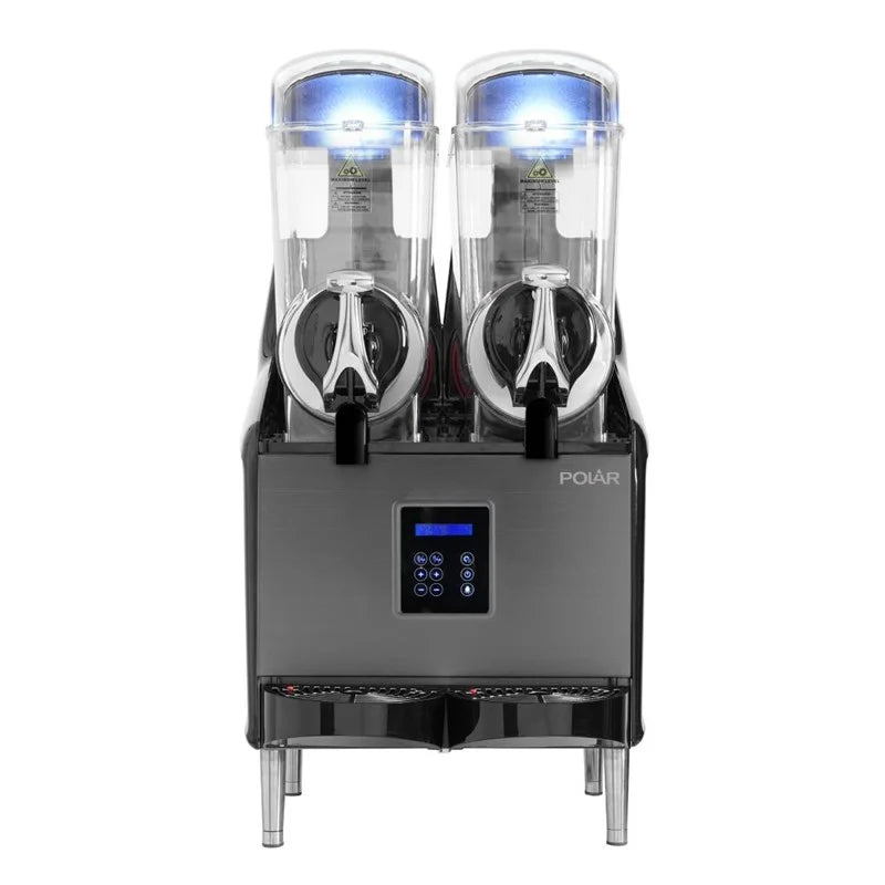 Machine à granité Polar série U 2 x 12 litres adaptée aux boissons pauvres en sucre et en alcool