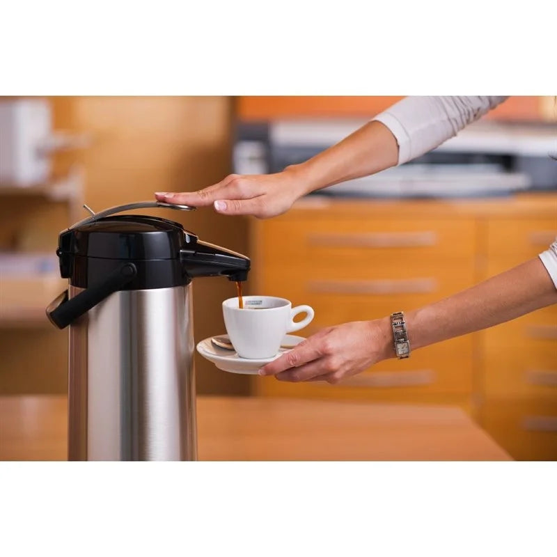 Bravilor Bonamat Airpot Furento Pichet isotherme à pompe en acier inoxydable 2,2 L