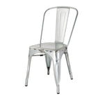 Chaises de bistrot Bolero en acier galvanisé (lot de 4)