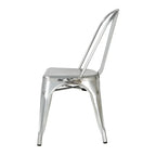 Chaises de bistrot Bolero en acier galvanisé (lot de 4)