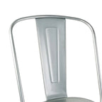 Chaises de bistrot Bolero en acier galvanisé (lot de 4)