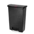 Rubbermaid Slim Jim Front Step Poubelle à pédale noire 90L