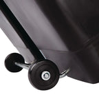 Rubbermaid Slim Jim Front Step Poubelle à pédale noire 90L