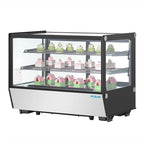 Vitrine réfrigérée de comptoir Polar Série G 160 Litres, carrée
