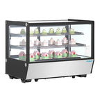 Vitrine réfrigérée de comptoir Polar Série G 160 Litres, carrée