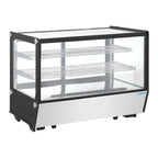 Vitrine réfrigérée de comptoir Polar Série G 160 Litres, carrée