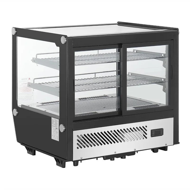 Vitrine réfrigérée de comptoir Polar Série G 120 Litres, carrée