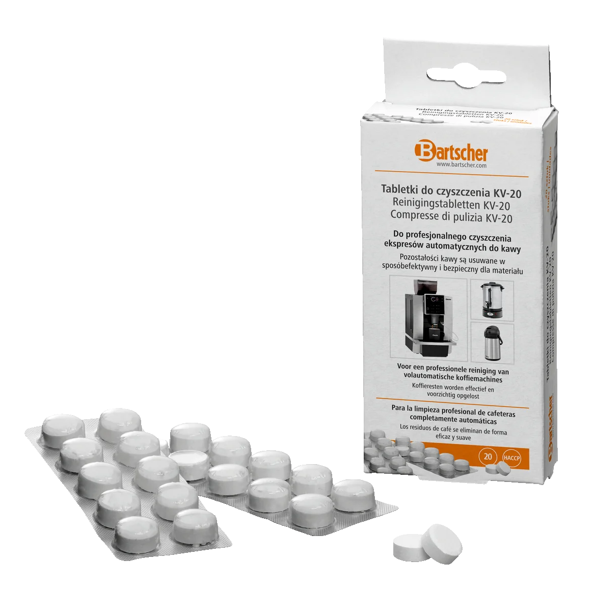 Pastilles de nettoyage Bartscher KV-20