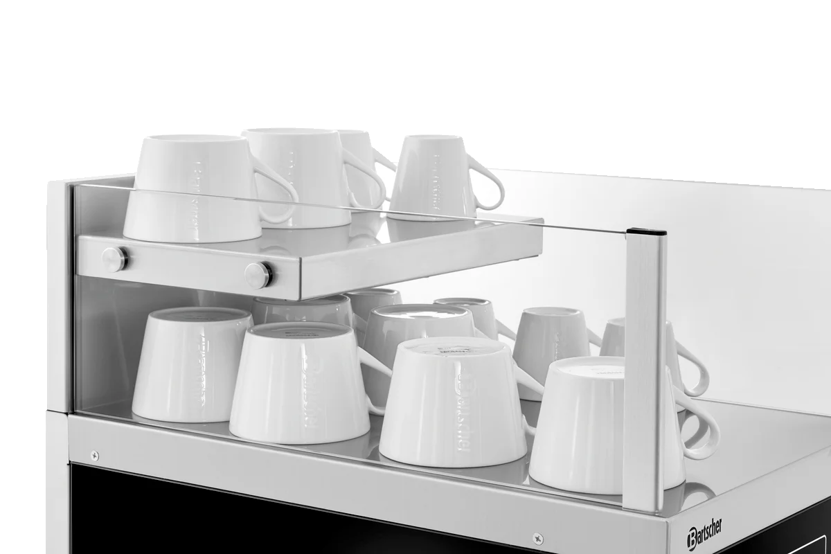 Combiné réfrigérateur à lait / chauffe-tasses Bartscher