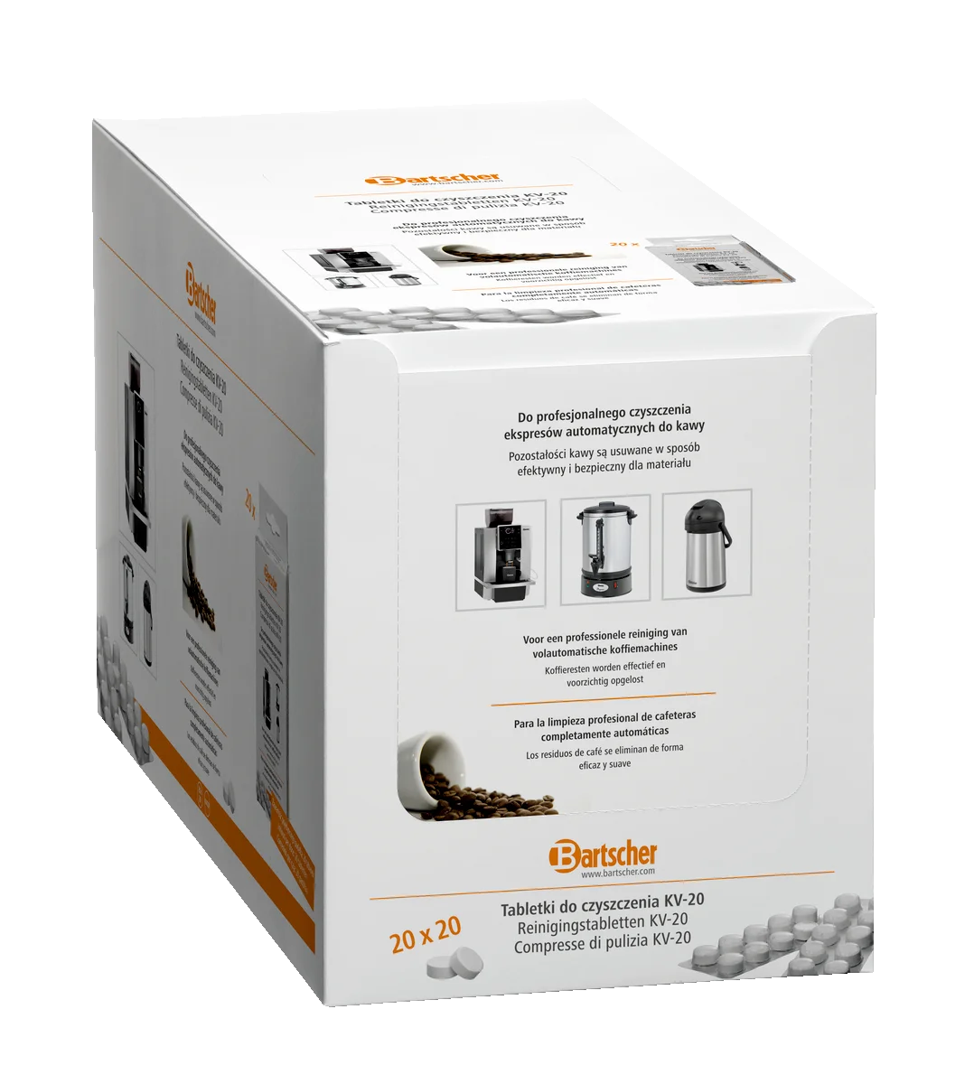 Pastilles de nettoyage Bartscher KV-20