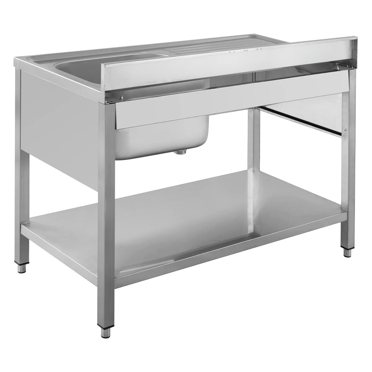 Table de plonge ECO 10x7 avec 1 cuve à droite