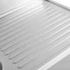 Table de lavage ECO 10x6 avec 1 bac à gauche