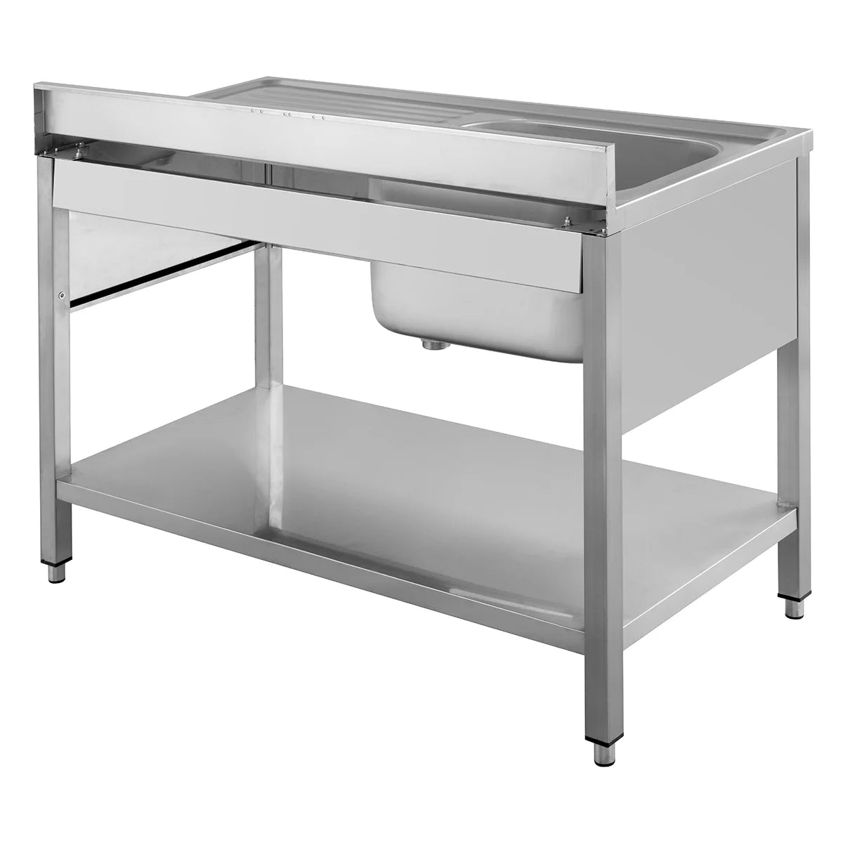 Table de lavage ECO 10x6 avec 1 bac à gauche