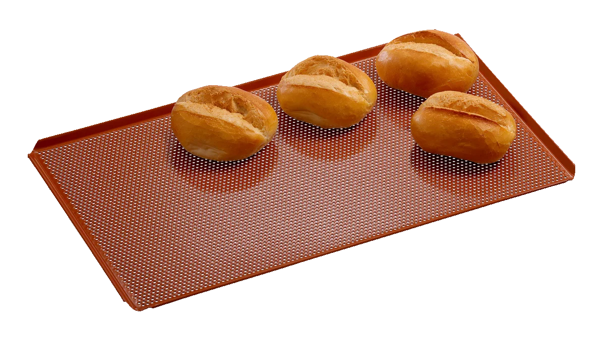 Bartscher plaque perforée avec revêtement silicone GN 1/1