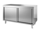 Armoire de passage en acier inoxydable ECO 10x6 avec portes coulissantes
