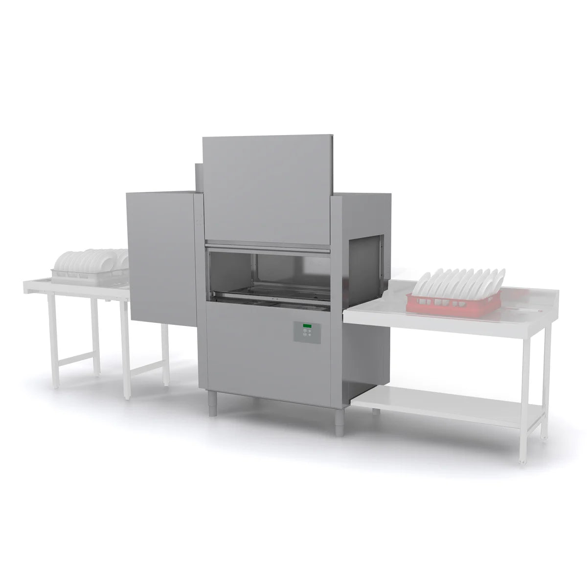 Lave-vaisselle à avancement de casiers Dexion D821LTDSA avec unité de séchage et entrée à gauche