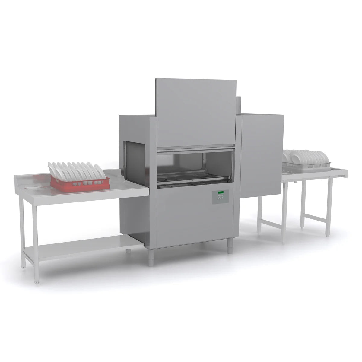 Lave-vaisselle à avancement de casiers Dexion D821LTDDA avec unité de séchage et entrée à droite