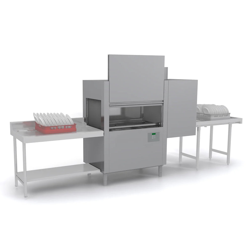 Lave-vaisselle à avancement de casiers Dexion D821LTDDA avec unité de séchage et entrée à droite