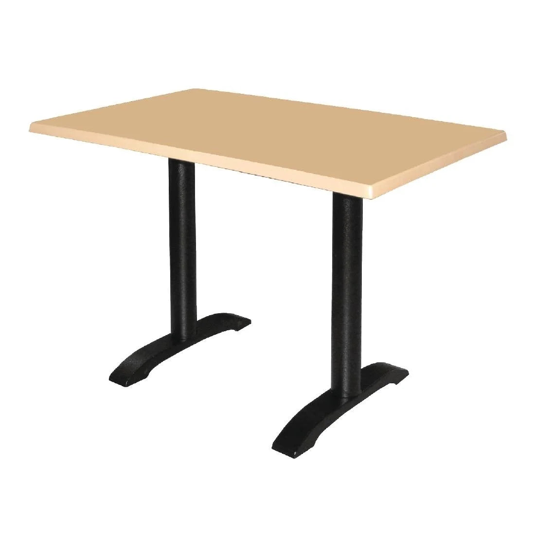 Bolero Pied de table double en fonte 72 cm de hauteur, 2 pièces