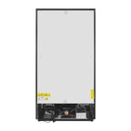 Armoire à boissons Polar 490 noire - avec 2 portes coulissantes